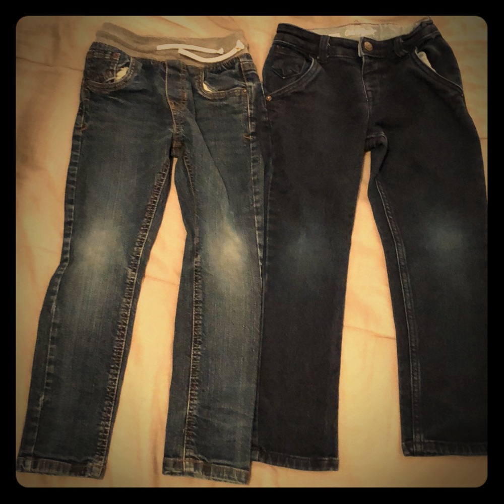 Pair of 5T toddler boy jeans